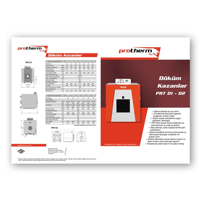 Heating Boiler Product Flyer