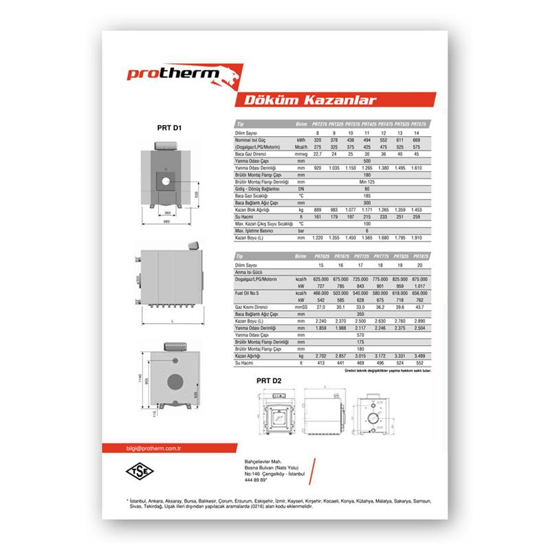 Heating Boiler Product Flyer