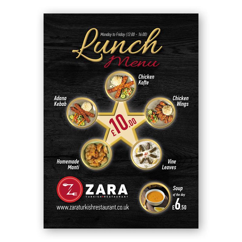 Lunch Menu Campaign Flyer